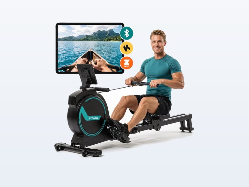 FITAGE Roeitrainer, roeitrainer met magnetische weerstand uit de test van Het Oordeel