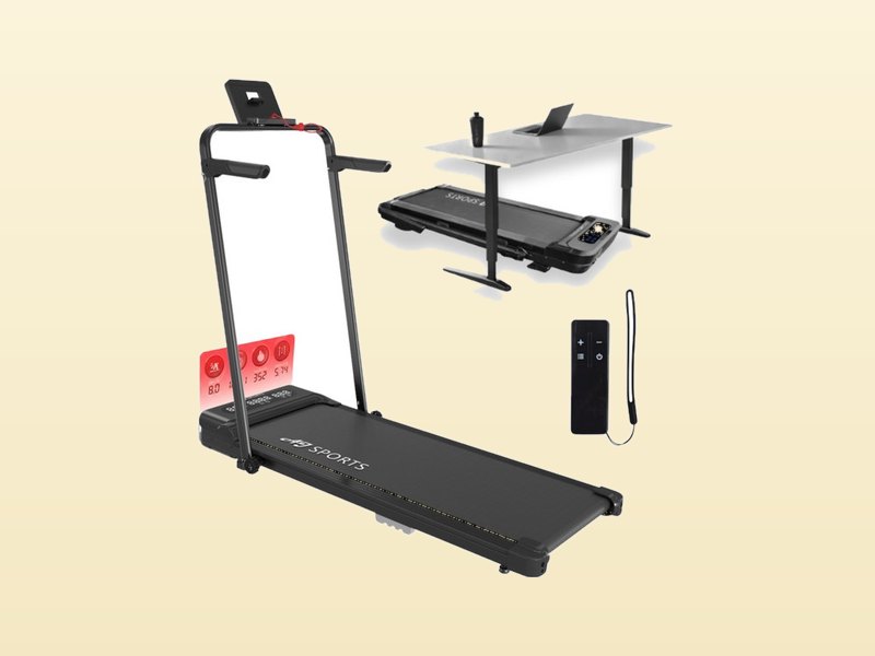 AJ-Sports Loopband 1 tot 12 km/u Inklapbaar, loopband, walking pad tot 12 km/u, uit de test van Het Oordeel