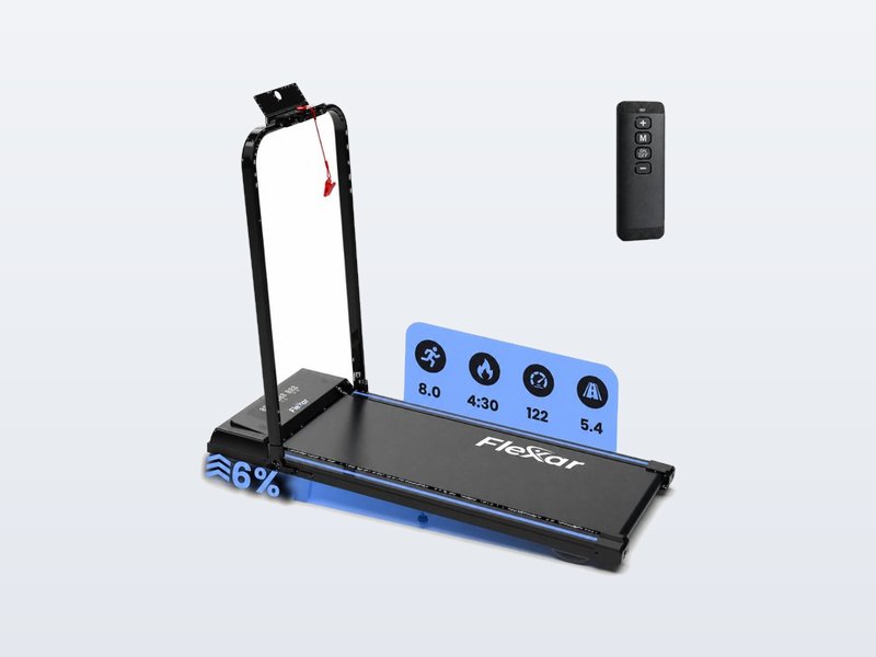 Flexar X2 Loopband Inklapbaar met Hellingsfunctie, loopband, walking pad met helling, uit de test van Het Oordeel