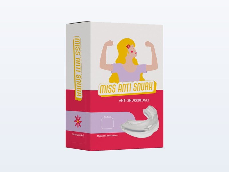 Miss Anti Snurk Snurkbeugel voor Vrouwen, snurkbeugel, zelf te vormen beugel, smal model, uit de test van Het Oordeel