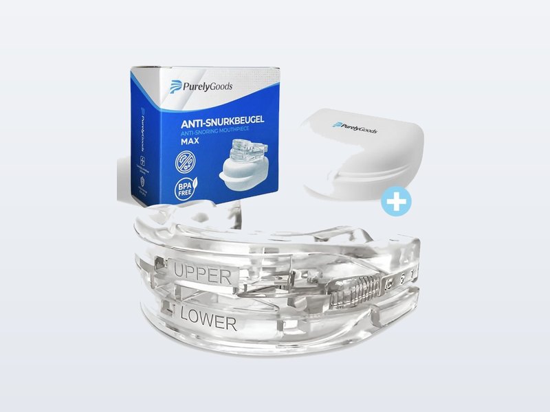 PurelyGoods Snurkbeugel Max, snurkbeugel, zelf te vormen beugel, bpa-vrij, uit de test van Het Oordeel