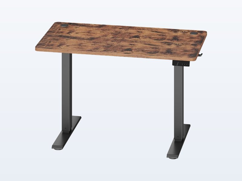 VASAGLE Zit-Sta Bureau Elektrisch met Geheugenfunctie, zit-sta bureau, enkele motor, 110 x 60 cm, uit de test van Het Oordeel
